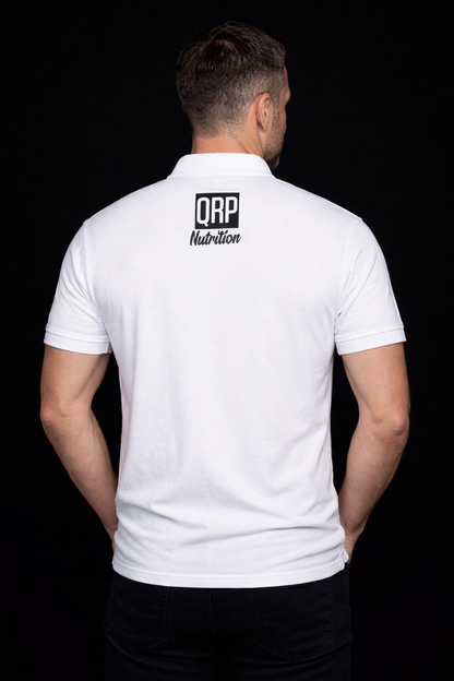 QRP Nutrition White Polo