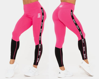 QRP Nutrition Pink&Black leggins image 0