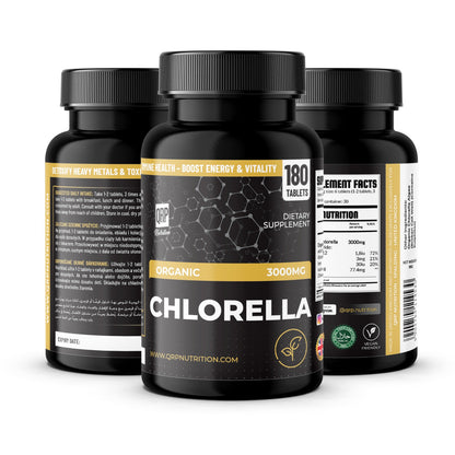 QRP Nutrition Organic CHLORELLA 180 tablets