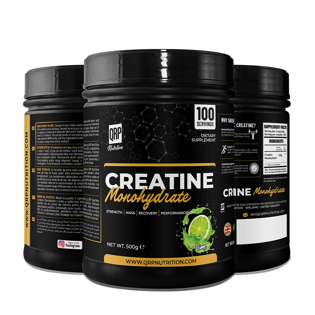 QRP Nutrition Creatine Monohydrate (250g / 500g)