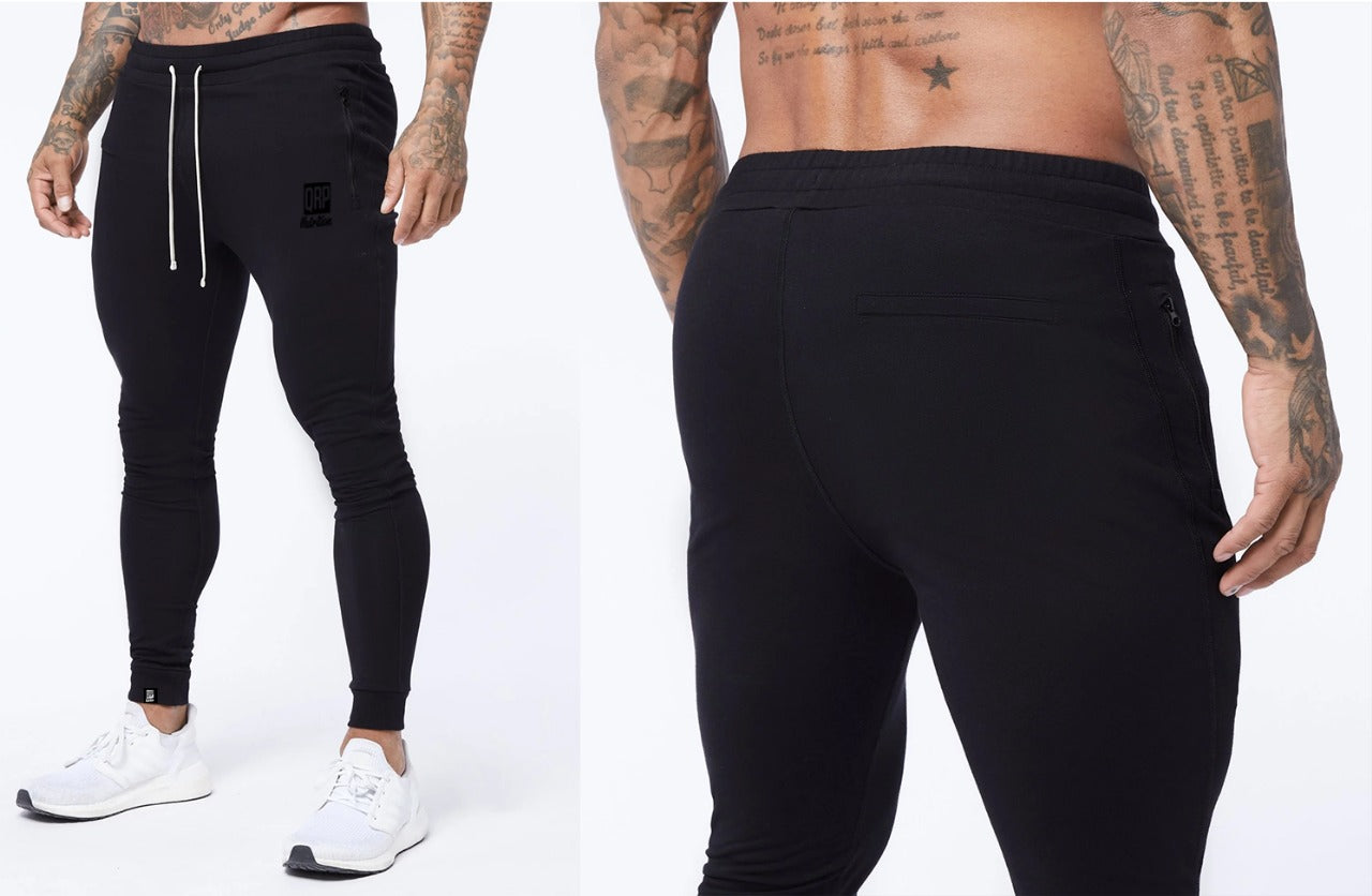 QRP Nutrition Men Black Trousers/Joggers