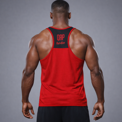 QRP Nutrition Red Gym Vest